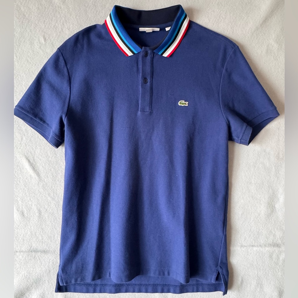 Lacoste Men's Blue Polo Shirt